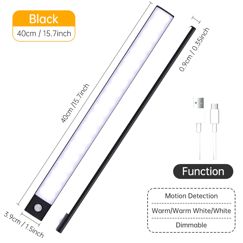 Wireless LED Motion Sensor Night Light - Rechargeable