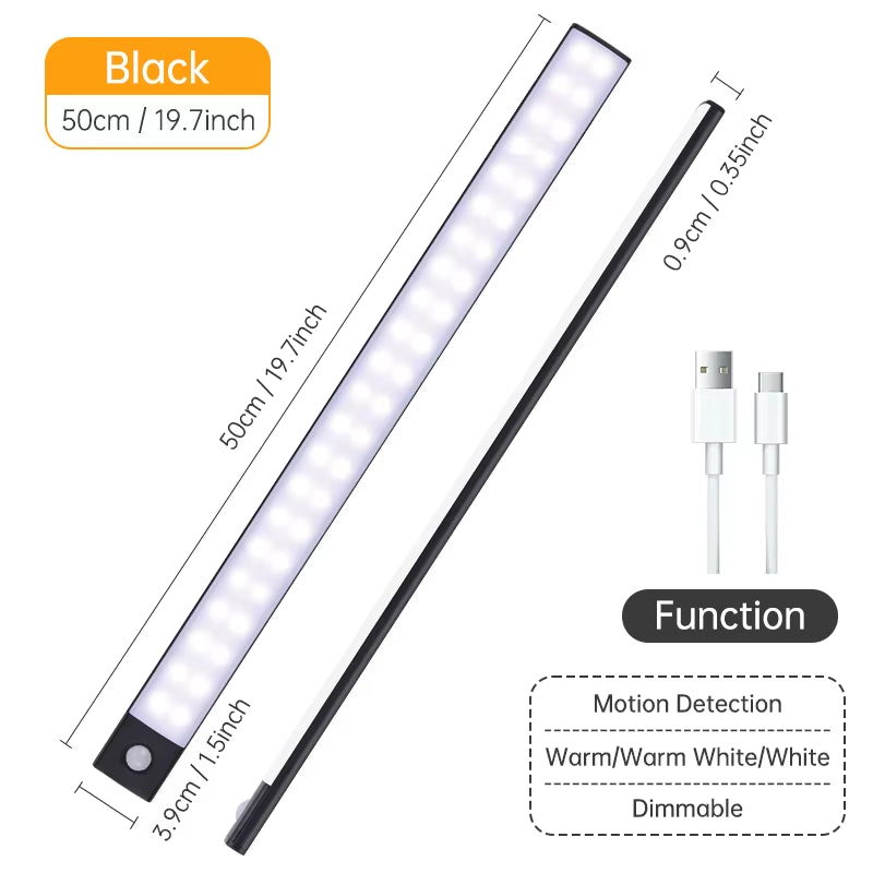 Wireless LED Motion Sensor Night Light - Rechargeable