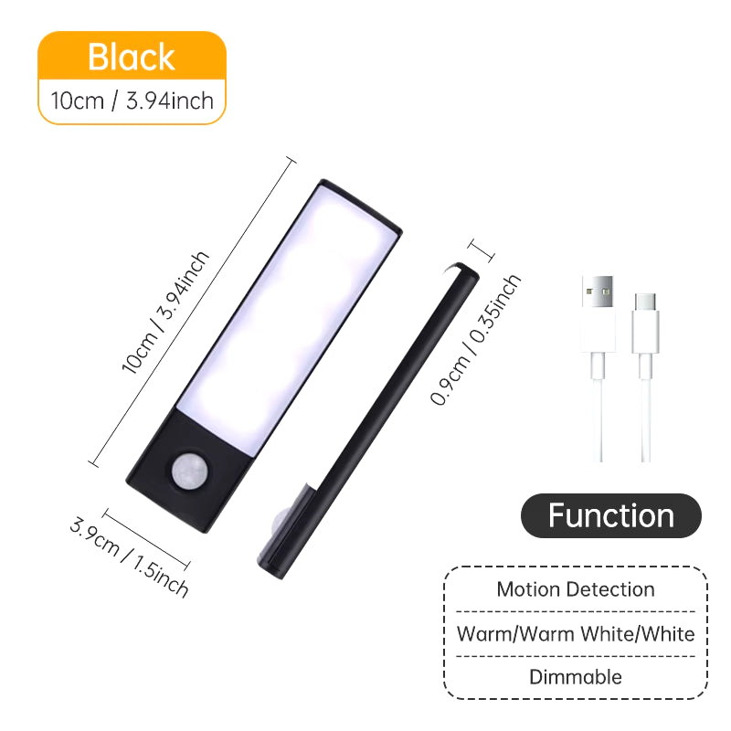 Wireless LED Motion Sensor Night Light - Rechargeable