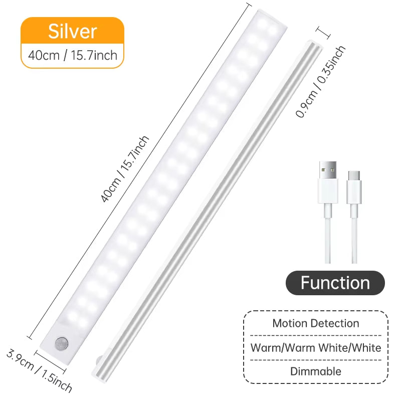Wireless LED Motion Sensor Night Light - Rechargeable