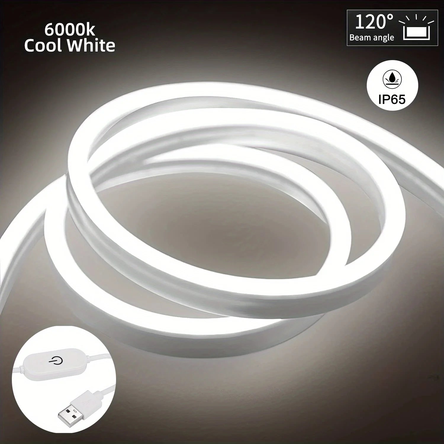 LED Strip Neon Light USB DC Dimmable