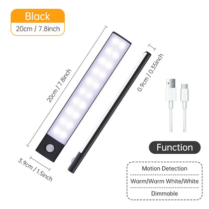 Wireless LED Motion Sensor Night Light - Rechargeable