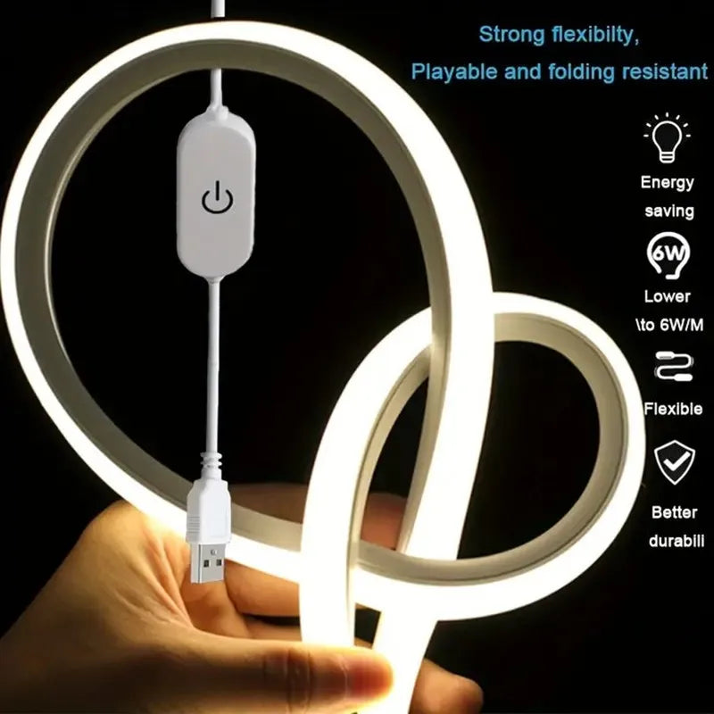 LED Strip Neon Light USB DC Dimmable